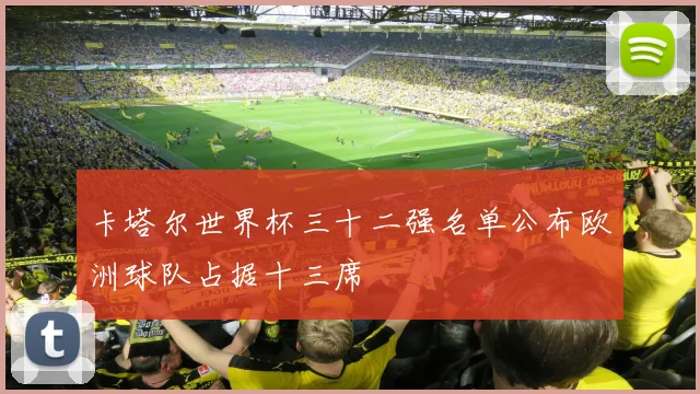 卡塔尔世界杯三十二强名单公布欧洲球队占据十三席